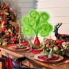 Vloso 6 Pcs Christmas Tree Picks 17 Inch,Christmas Tree Decorations,Green