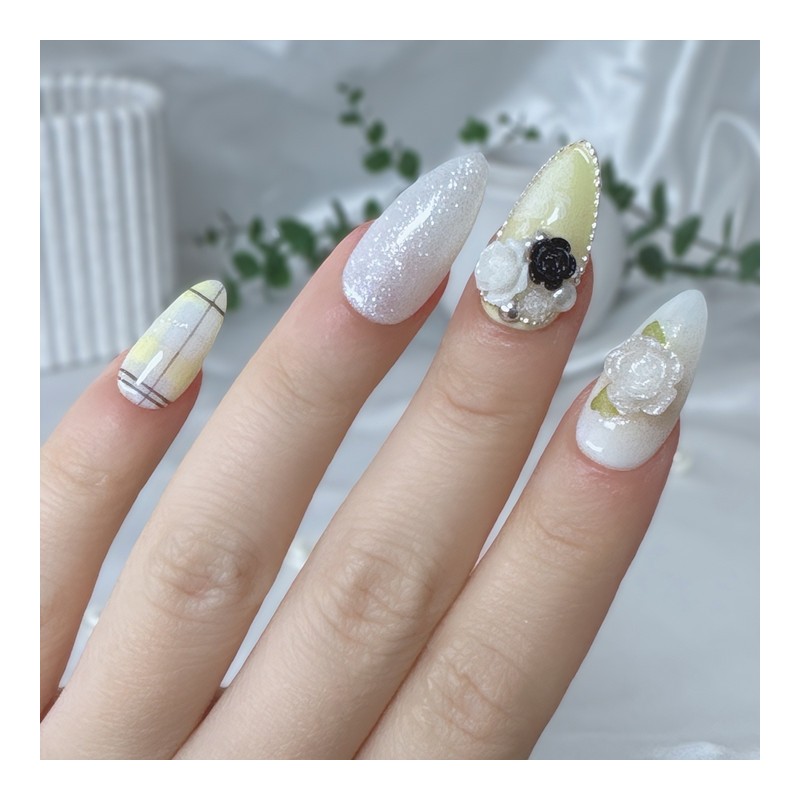 Soft bouquet, what do we do with our nails, handmade