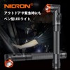 NICRON B73R Nicklon LED Handy Light, Hand Light, L-Shaped, Slim,