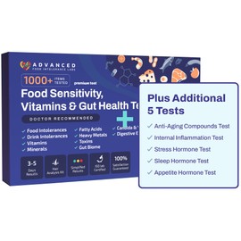 Advanced Food Intolerance Labs AFIL | Food & Drinks Sensitivity Testing Kit for Adults & Kids (1000+ Items Upgraded)