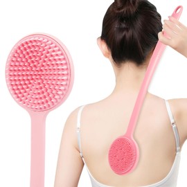 VWMYQ Back Scratcher, 2024 New All Body Scratcher with 2 Scratch Surface, Back Massager & Scalp Massager & Scalp Exfoliator, Deep Back Scratcher for Men/Women, Long Handle Backscratchers for Adults