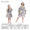 Viviland Wearable Hoodie Blanket Hoodie For Kids, Truck Pattern Cozy