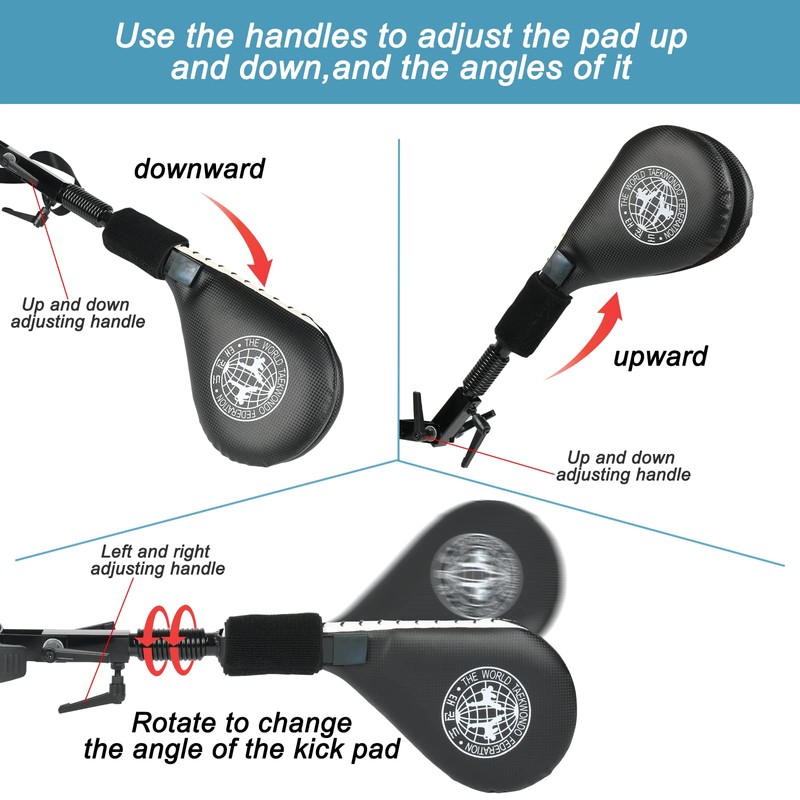 MODEREVE Taekwondo Kick Pads, 2 Sets of Kicking Boxing Hands-Free