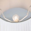 QAZQA Silk Pleated Lampshade White 25 I 16.5 cm
