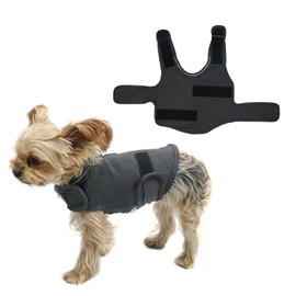Dog Anxiety Jacket Soothing Coat Thunder Dog Wrap Anxiety Relief Shirt Vest with Reflective Stripes for Pets Keep Calming Comfort Stress Relief Fireworks Thunder Storm