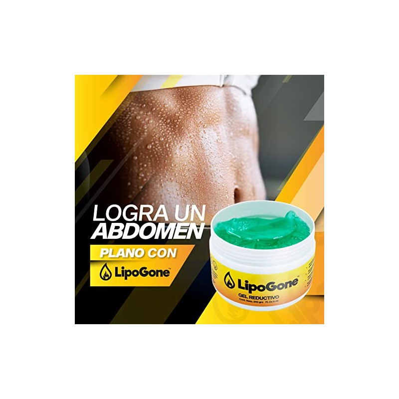 Gel Corporal Reafirmante con Efecto Termogénico, Ideal para Abdomen, Cintura