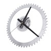 Simple Wall Clock Hollow Gear Frameless Design Hanging Clock with