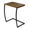 SRIWATANA Side Table, End Table, Vintage C-Shaped Couch Table for