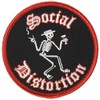 C&D Visionary Application Social Distortion Skelly Patch , Black