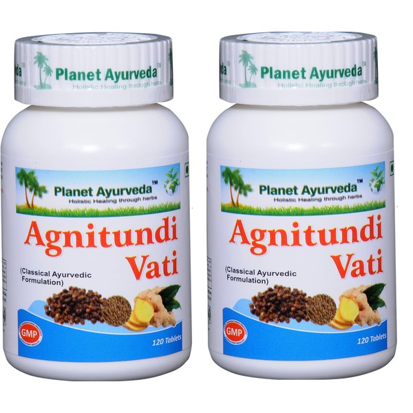 Planet Ayurveda Agnitundi Vati - Herbal Tablet, 500 Mg Veg
