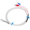 Temperature Sensor Probe PT100 Thermistor Temperature Measuring Probe Round Hole