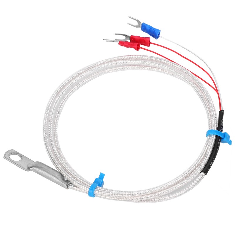 Temperature Sensor Probe PT100 Thermistor Temperature Measuring Probe Round Hole
