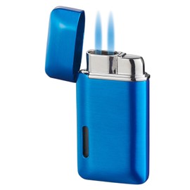 Visol Nevis Dual Torch Flame Refillable Gas Lighter (Shipped Without Butane)