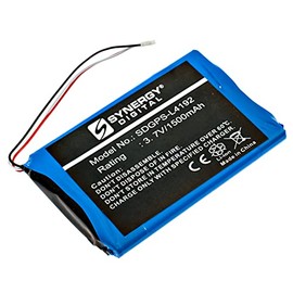 Synergy Digital GPS Battery, Works with Garmin 361-00066-00 GPS, (Li-Ion, 3.7V, 1500 mAh) Ultra High Capacity, Compatible with Garmin 361-00066-00 Battery