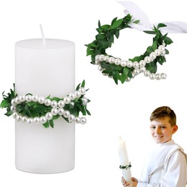 Tropfschutz Kommunionkerze, Kerzentropfschutz, Tropfschutz Taufkerzen, Tropfenfänger Kommunionkerze, Kerzen Tropfschutz Kommunion 4-9cm, Kerzenrock Kommunion,Tropfschutz Kerzenkranz - Stil 4