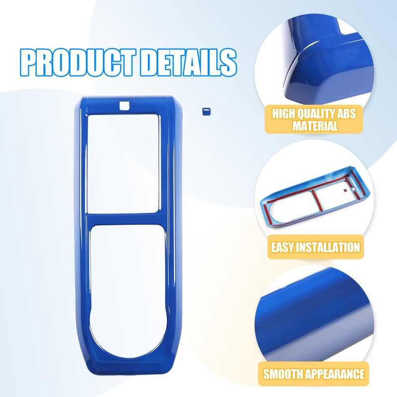 LLKUANG Center Console Gear Panle Frame Cover Trim Compatible with