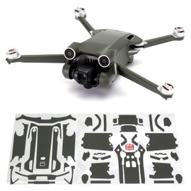 WRAPGRADE Skin Stickers Compatible with DJI Mini 3 Pro | Main Unit (Army Green)