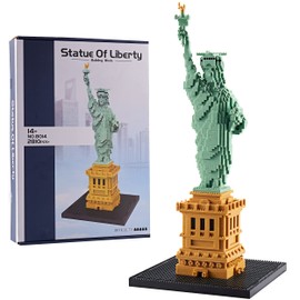 DOLBLOCK Architecture Micro Building Blocks Sets for Adults Statue of Liberty Mini Bricks2810 PCS, a New York Famous Landmark Model Gift for Kids