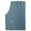 Linen & Cotton Apron, 100% Linen, Blue (70 x 100