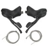 2Pcs 2x7 Speed Bike Shifter Brake Levers Aluminum Alloy PVC