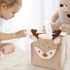 Daily Treasures Cute Deer Square Tissue Box Cover,Felt Tissue Box