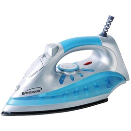 Brentwood Non-Stick Steam Iron, Silver