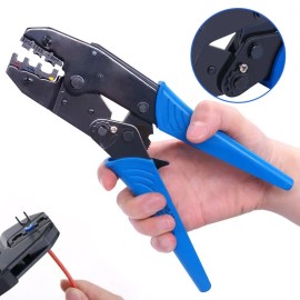 Unbranded Crimping Tool For Heat Shrink Connectors Ratcheting Wire Crimper Crimping Pliers