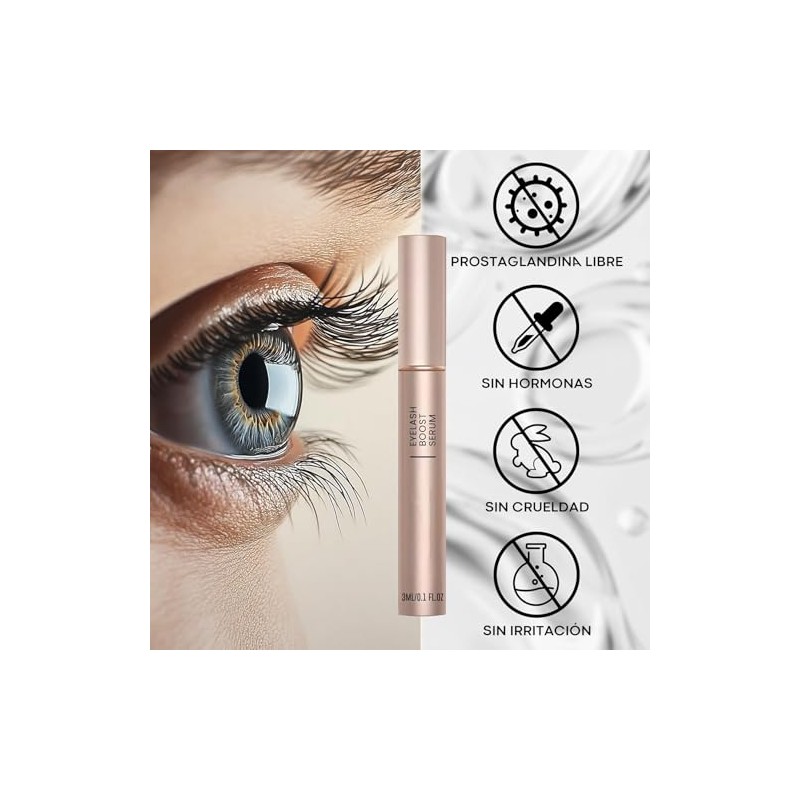 Serum Pestañas Potenciador Eyelash Growth Serum with Keratin, Biotin Vitamin