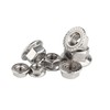 304 Stainless Steel M10 Flange Screw Nut with Floral Pattern
