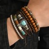 coadipress Bohemian Mix Bead Multi Layer Versatile Statement Bracelets Boho