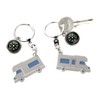 Gilde Keyring Caravan Motorhome with Compass