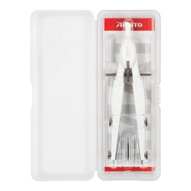 Aristo Topline Mat Series AR55815 Quick Adjustment Compass (Circles up to 370 mm Diameter, Replacement Leads, Die-Cast Zinc Legs) White