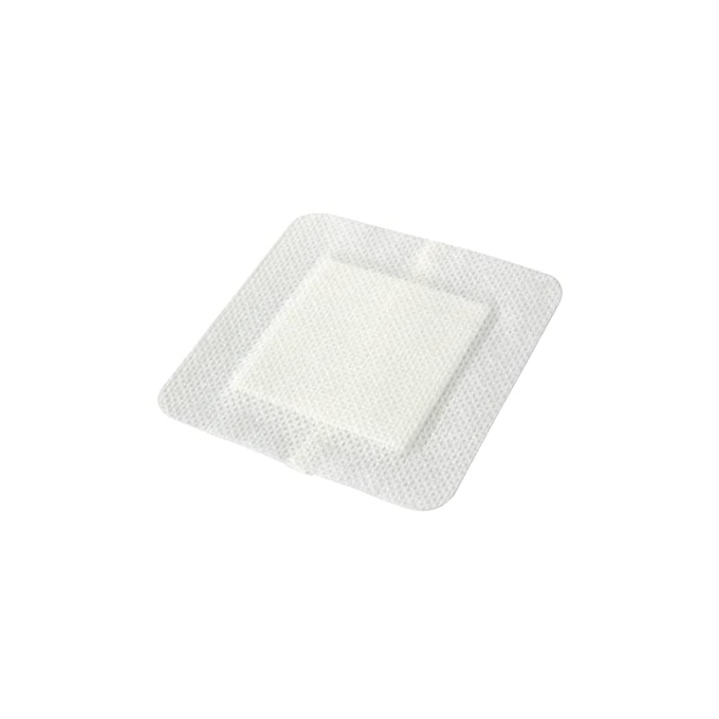 Medline Bordered Gauze, 6" x 6" Adhesive Island Wound Dressing,