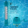 U.S. Pool Supply Floating Buoy Pool Thermometer with Jumbo Easy-to-Read