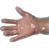 Embossed Gloves (Polyethylene Gloves for Food Processing), Translucent, Small, 200