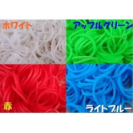 Morning Place Loom Bands, Colorful Rubber, 16 Colors, 9600 Pieces, Original Set, For Gift, Birthday, Craft Supplies (1 Set)