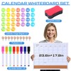Lincia 41 Pcs Dry Erase Calendar Whiteboard for Wall, 23.6"