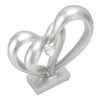 Double Heart Sculpture Resin Romantic Heart Statues Love Sculpture for