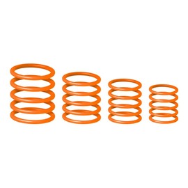 Universal Gravity Speaker Microphone Stand Professional Coloured Ring Pack (Electric Orange)