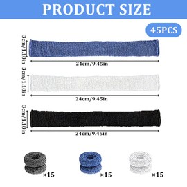 Glamifyr Pack of 45 Finger Cots Bandage, Fingertip Protection, Finger Protection for Injury, Tube Bandage, Fingertip Bandage, Finger Bandage, Finger Bob, Work, Kitchen, Finger Covers for Injuries