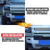 dreamcar2022 Aluminum Bumper Tow Hook License Plate Mount Bracket For