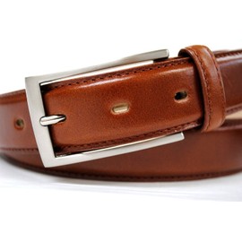 Bellabel Cowhide Business Belt, Made in Japan, Oiled Leather, Men's Belt (Adjustable Length), Leather Belt, 3 Colors Available, brown (light brown)