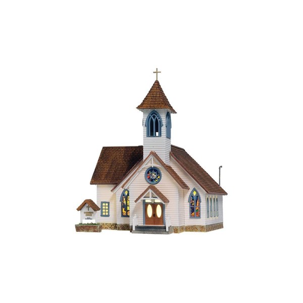 Built-N-Ready Community Church HO Woodland Scenics