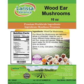 Wood Ear Mushrooms (16 oz, ZIN: 526448)