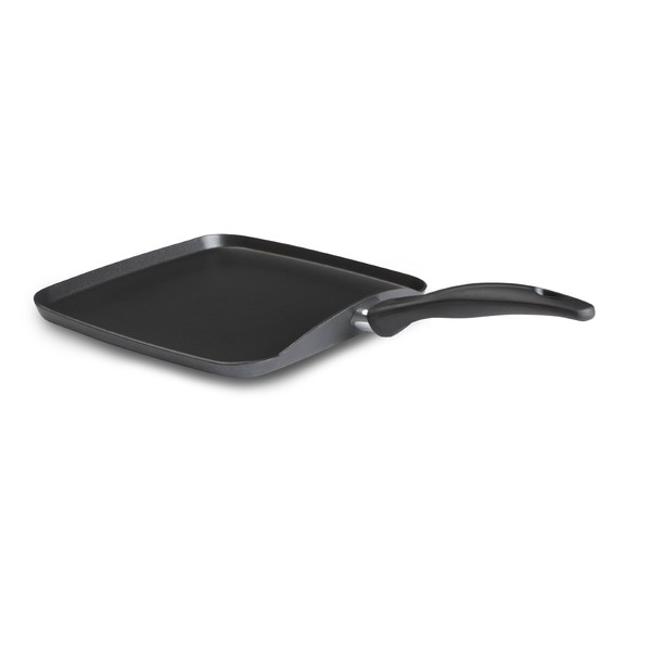 T-fal B36313 Specialty Nonstick Grilled Cheese Griddle Cookware, 10.25-Inch, Black