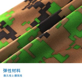 Trifong Full Face Mask, Face Cover, Balaclava, Bike Mask, For Summer, Breathable, Anti-Bleach, Sweat Absorbent, Thin, Balaclava, Quick Drying, Bicycle, Mountain Climbing, UV Reduction, Digital Green