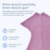 SleepingBaby Zipadee-Zip Fleece Transition Swaddle - Arms-Out Wearable Blanket for