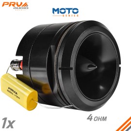 PRV Motorcycle Bullet Tweeter 2.75" Short Horn 140Watt 4Ohm MT2.7TWB-4 Neodymium
