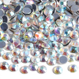 8000PCS Hotfix Rhinestones Bulk, AB Rhinestones for Crafts Clothes,Hotfix Crystals DIY Decoration, SS6, 1.9-2.1mm