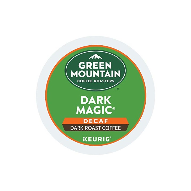 Green Mountain Coffee, Dark Magic Decaf, Single-Serve Keurig K-Cup Pods,
